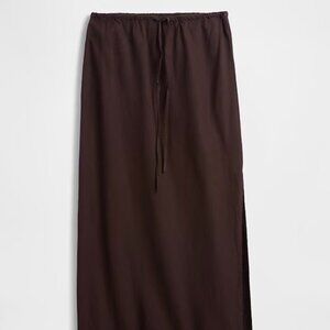 New With Tags (NWT) GAP Linen-Blend Maxi Skirt Size Medium (M)